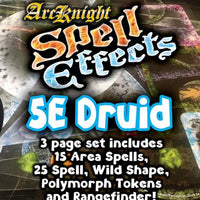 D&D 5th Edition RPG: Spell Effects - Druid