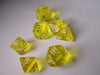 Chessex RPG Dice Sets: Yellow/White Translucent Polyhedral 7-Die Set