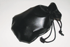 Dice Bags: Black Leatherette Large Dice Bag
