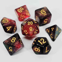 Shimmering Blood Dice Set