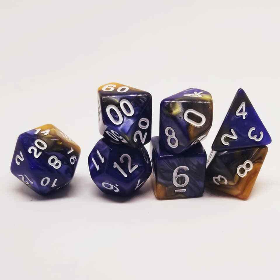 Golden Sky Dice Set