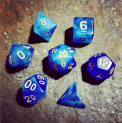 Frost Giant Blue Polyhedral 7-Die Dice Set