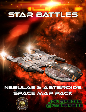 Star Battles: Nebulae and Asteroids Space Map Pack for Fantasy Grounds