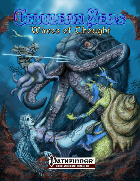 Cerulean Seas: Waves of Thought